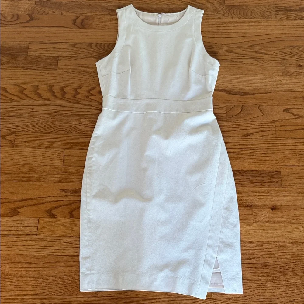 J. Crew White Midi Dress - Picture 1 of 4